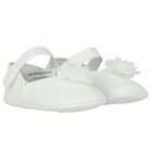 Baby Girls White Pre Walker Shoes, 1, hi-res