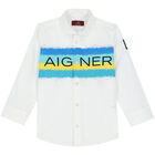 قميص باللون الأبيض للأولاد, 1, hi-res