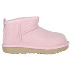 Younger Girls Pink Classic Ultra Mini Suede Boots, 2, hi-res