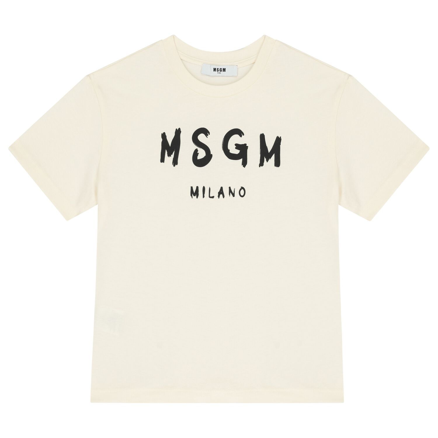 تيشيرت بالشعار باللون البيج, 2, hi-res