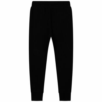 Girls Black Logo Joggers