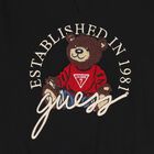 سويت شيرت بشعار دب تيدي أسود للأولاد, 1, hi-res