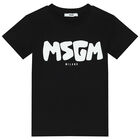 تيشيرت بالشعار باللون الاسود للاولاد, 2, hi-res