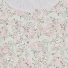 Baby Girls Pink Floral Babygrow, 1, hi-res