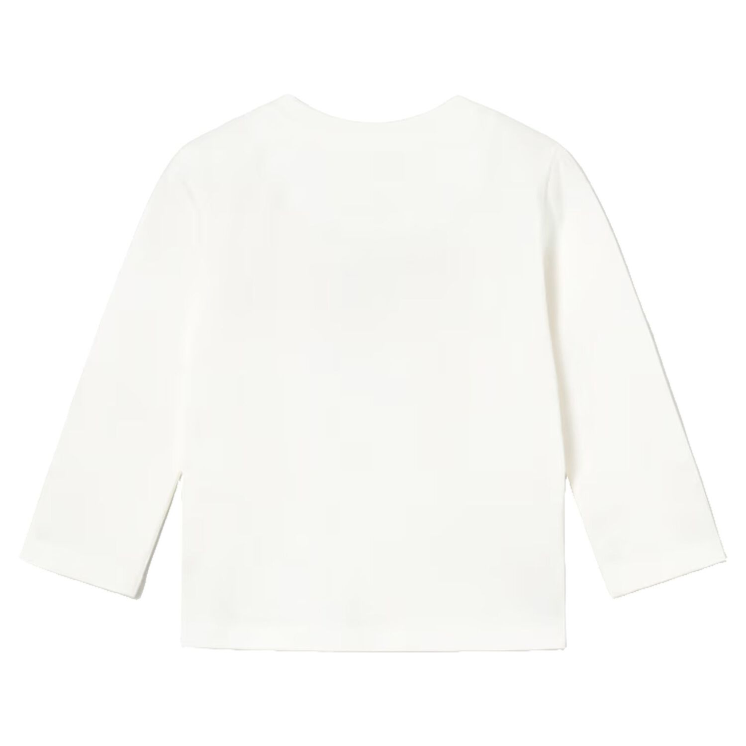 Younger Boys Ivory Animal Long Sleeve Top, 1, hi-res