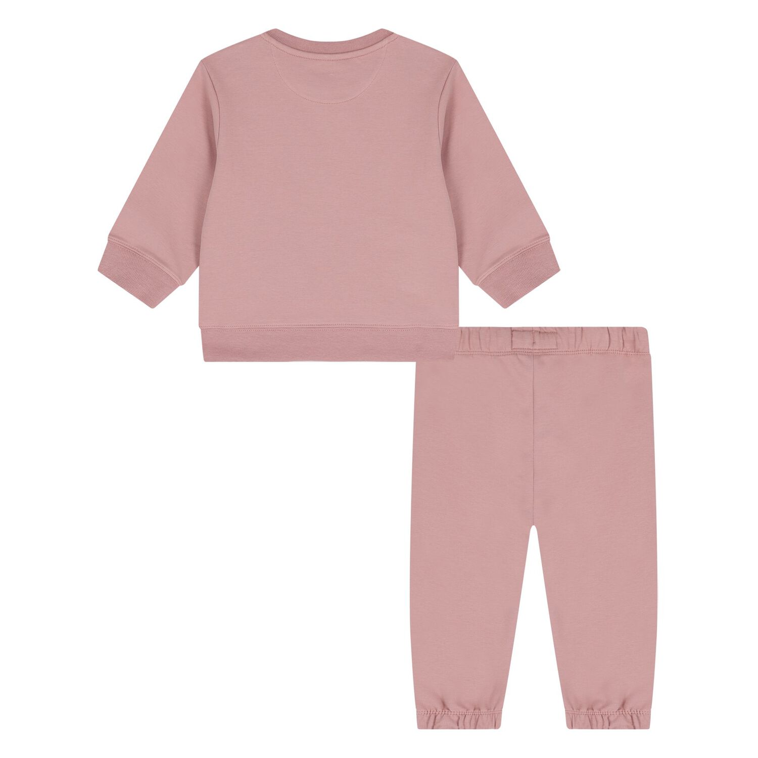 Younger Girls Pink Logo Tracksuit, 1, hi-res