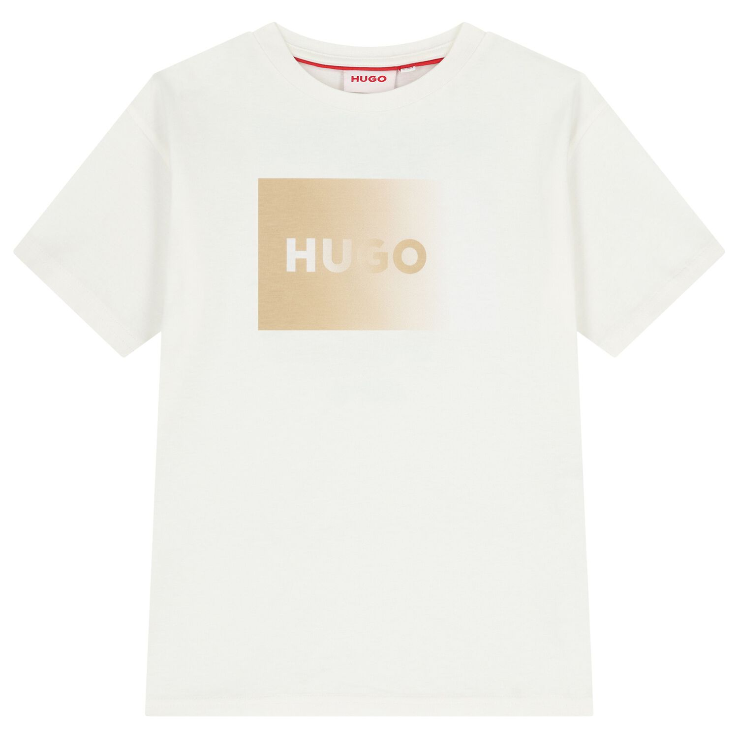 Boys Mini Me White Logo T-Shirt, 1, hi-res