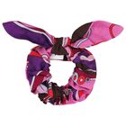 Girls Pink & Purple Orchidee Print Scrunchie, 1, hi-res