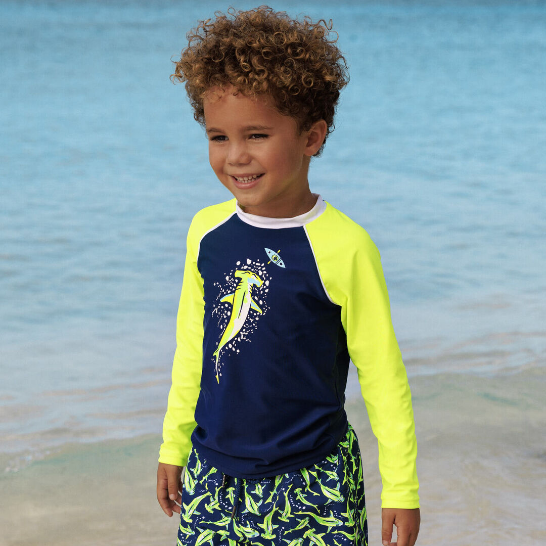 Boys navy rash vest sale