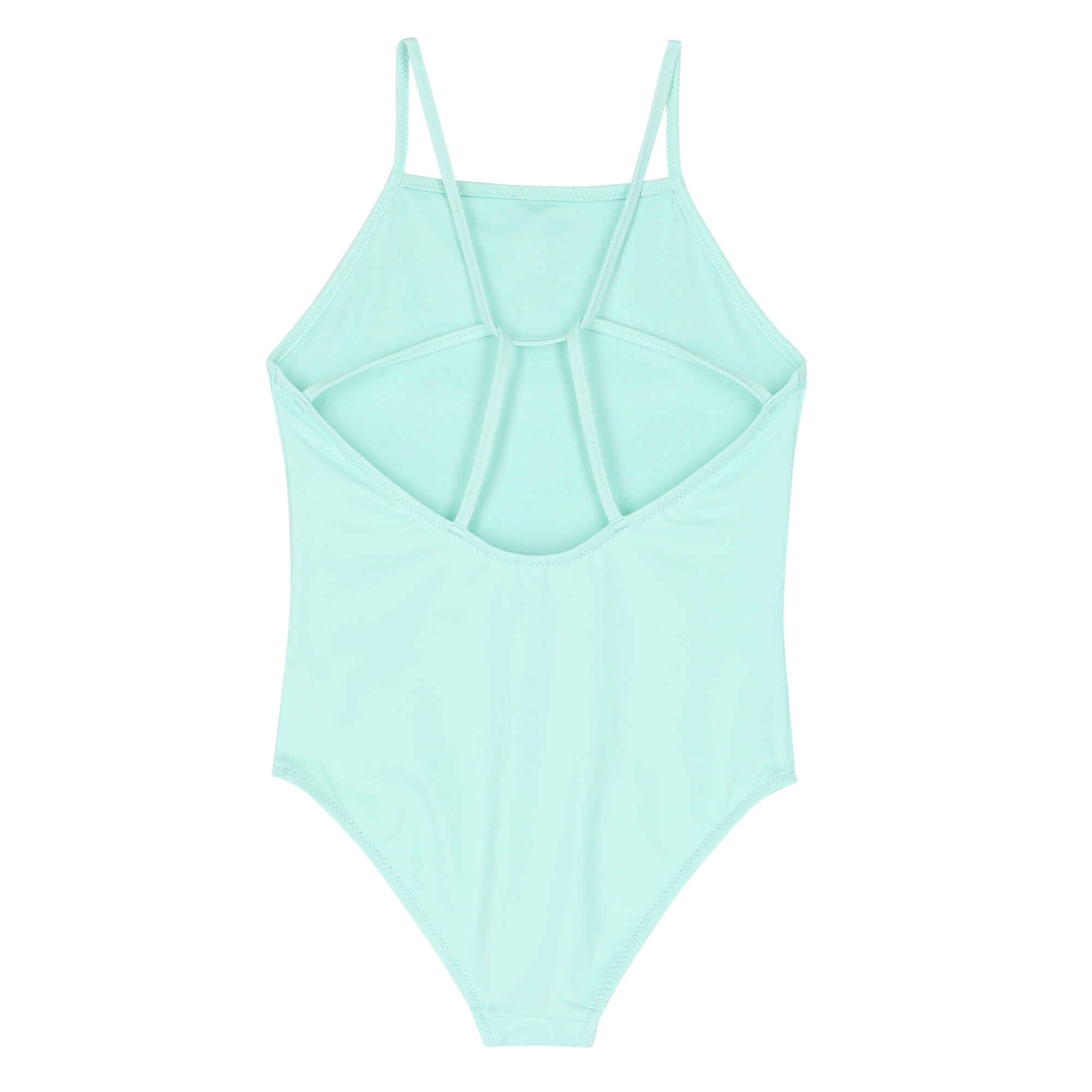 Calvin Klein Girls Green Logo Swimsuit Junior Couture UAE
