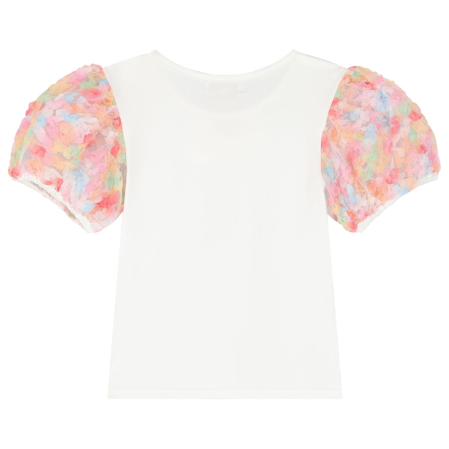 Girls Ivory & Pink Tulle Skirt Set, 1, hi-res image number null