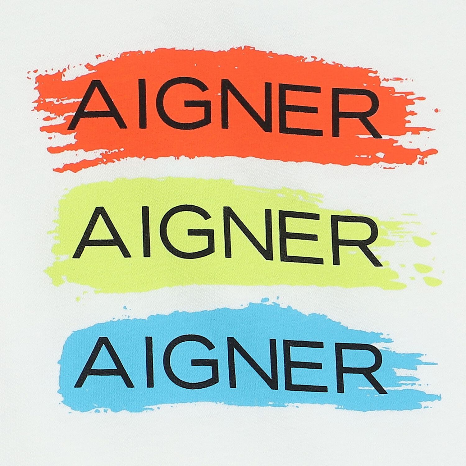 تيشيرت أولاد بالشعار باللون الأبيض, 1, hi-res