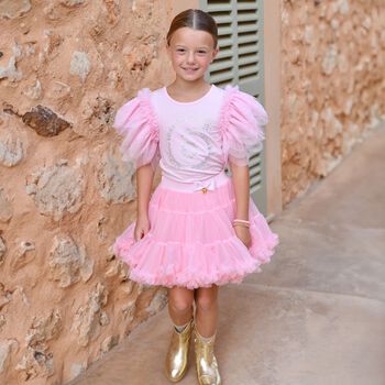 Girls Pink 6th Birthday T-Shirt
