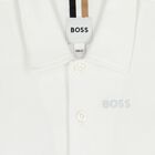Younger Boys White Logo Shirt, 1, hi-res