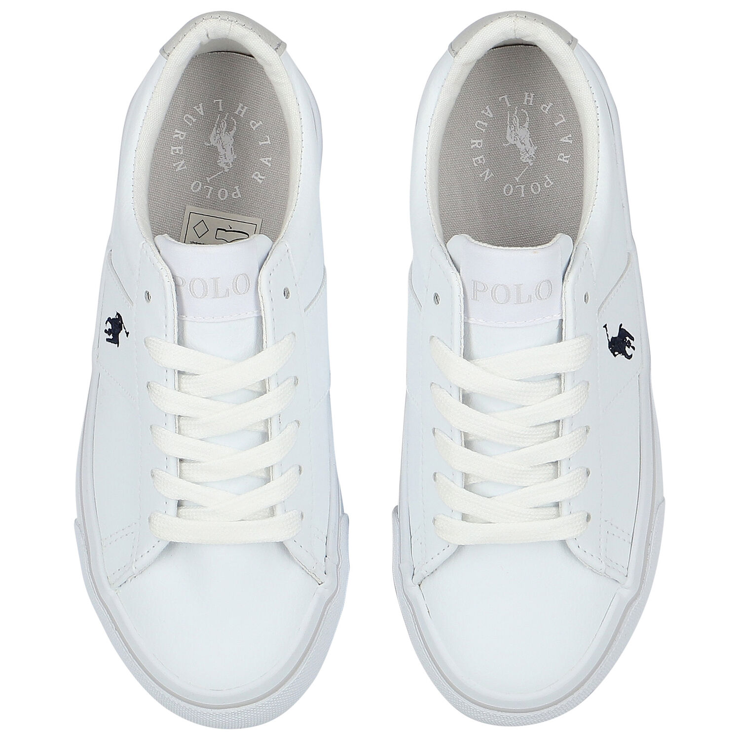 Boys White Logo Trainers, 1, hi-res image number null