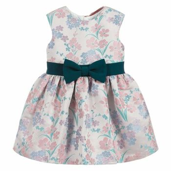 Girls Pink Floral Dress