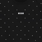 Girls Black Logo Embellished Sweatshirt, 1, hi-res