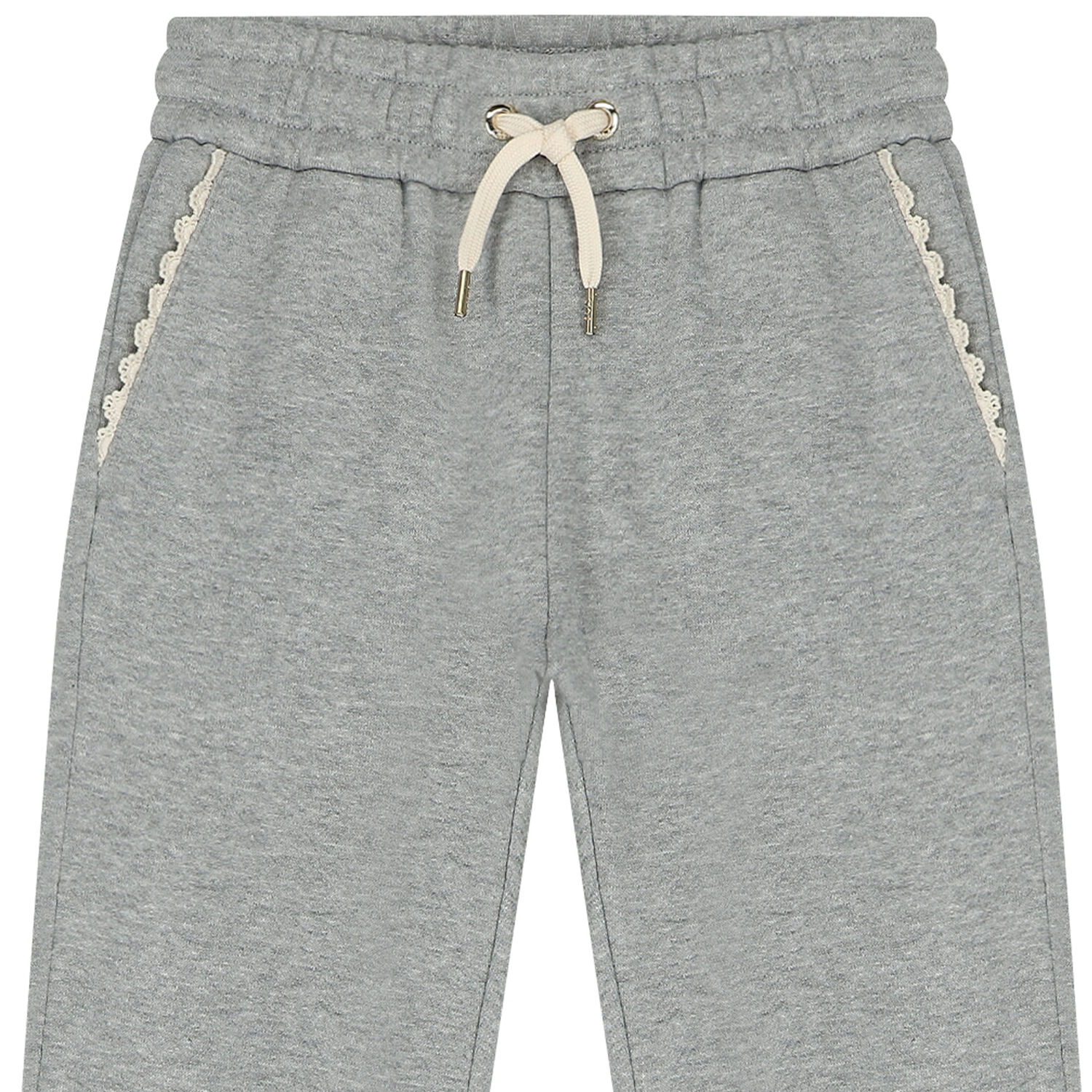Girls Grey Logo Joggers, 1, hi-res