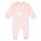 Pink & Beige Geo Map Babygrow, 2, hi-res