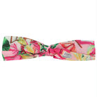 طقم فستان بطبعة جرافيك باللون الوردى, 1, hi-res