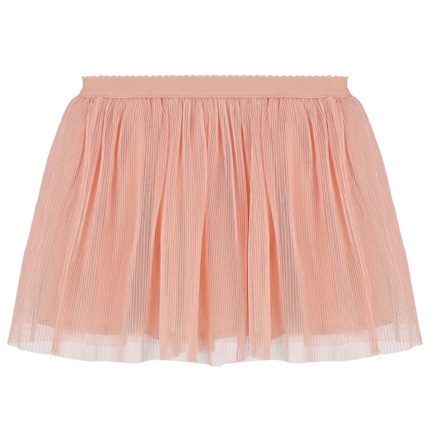 Girls White & Pink Tulle Skirt Set, 1, hi-res