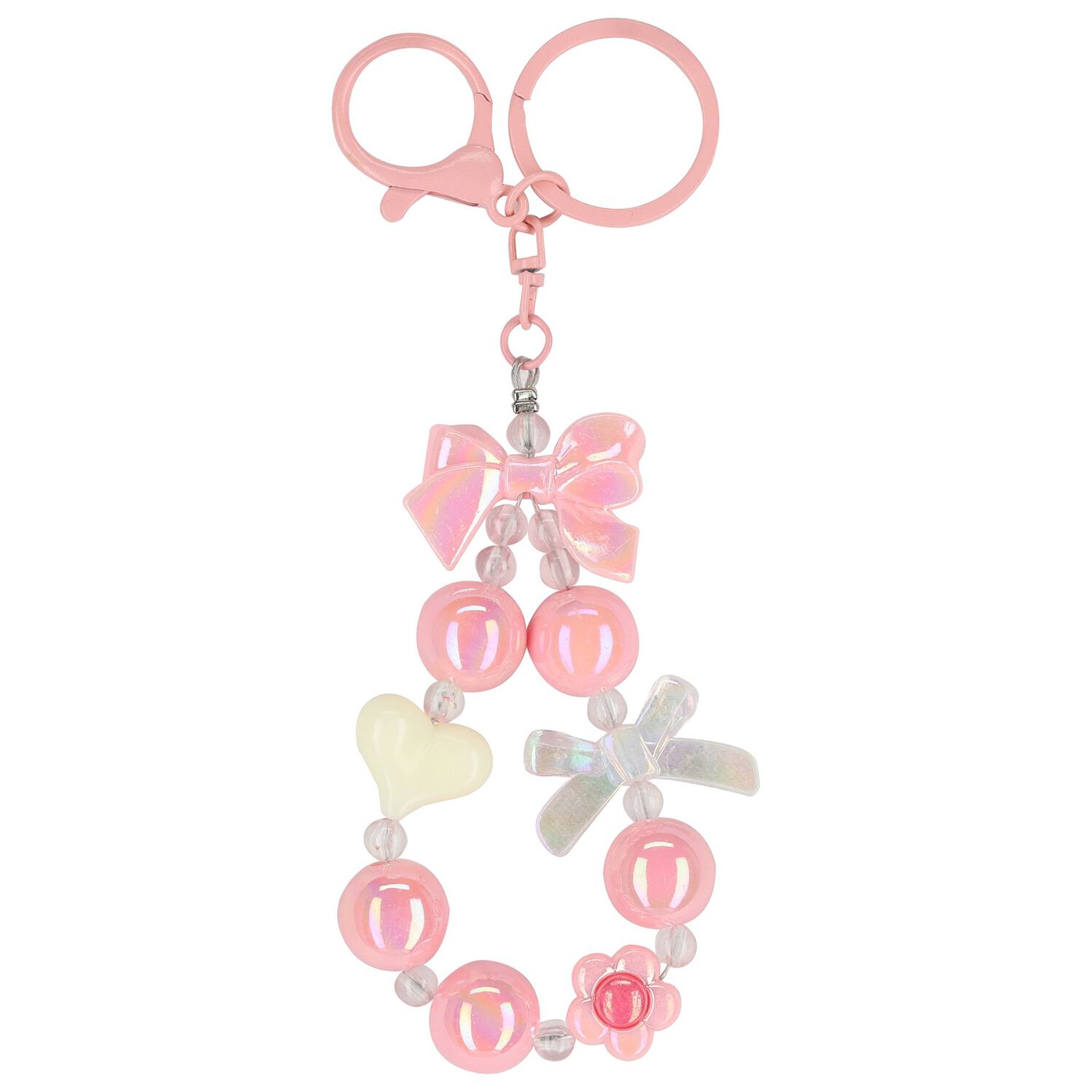 طقم ليجنز بنات مزخرف باللون الوردي, 1, hi-res