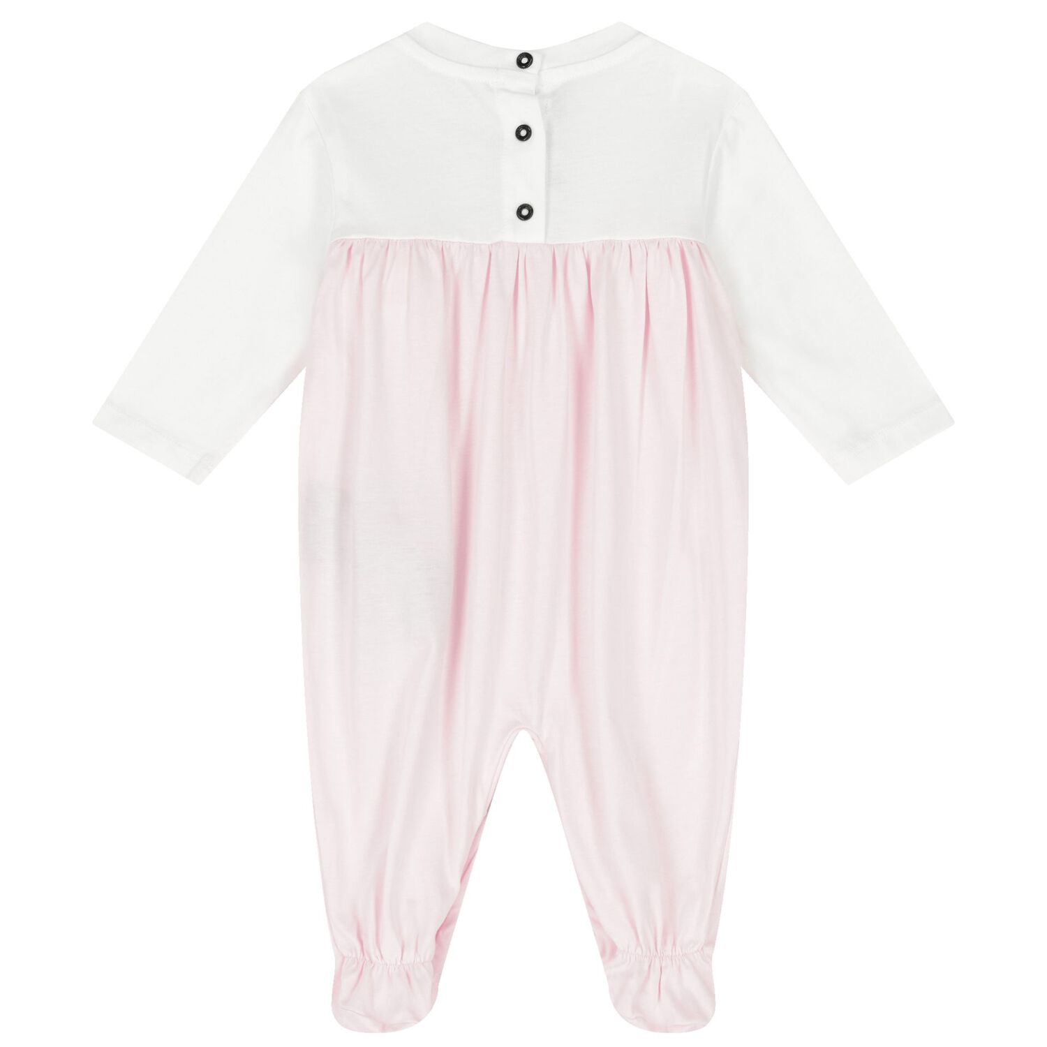 Baby Girls White & Pink Logo Babygrow Gift Set, 1, hi-res image number null