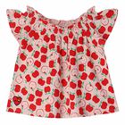 Girls Beige Egee Top, 1, hi-res