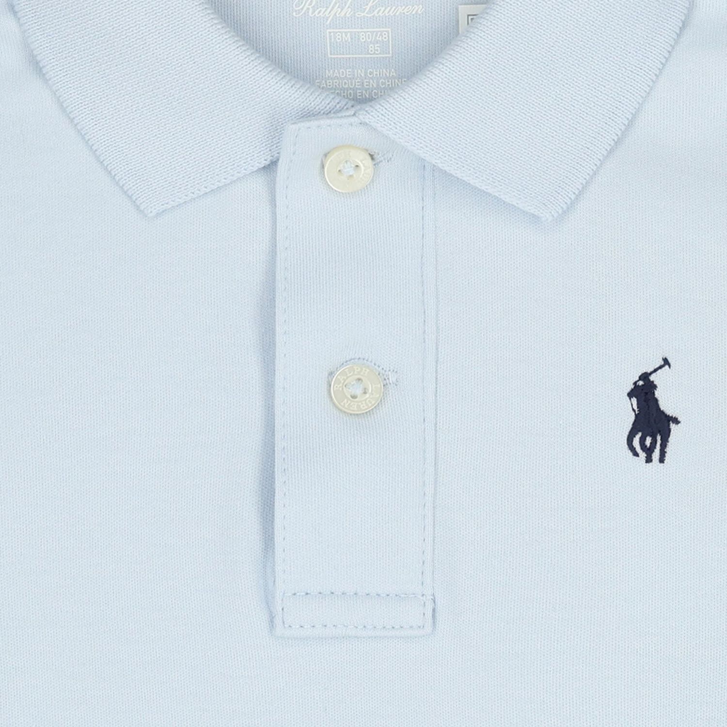 بدلة أطفال أولاد باللون الازرق بشعار العلامة التجارية, 1, hi-res