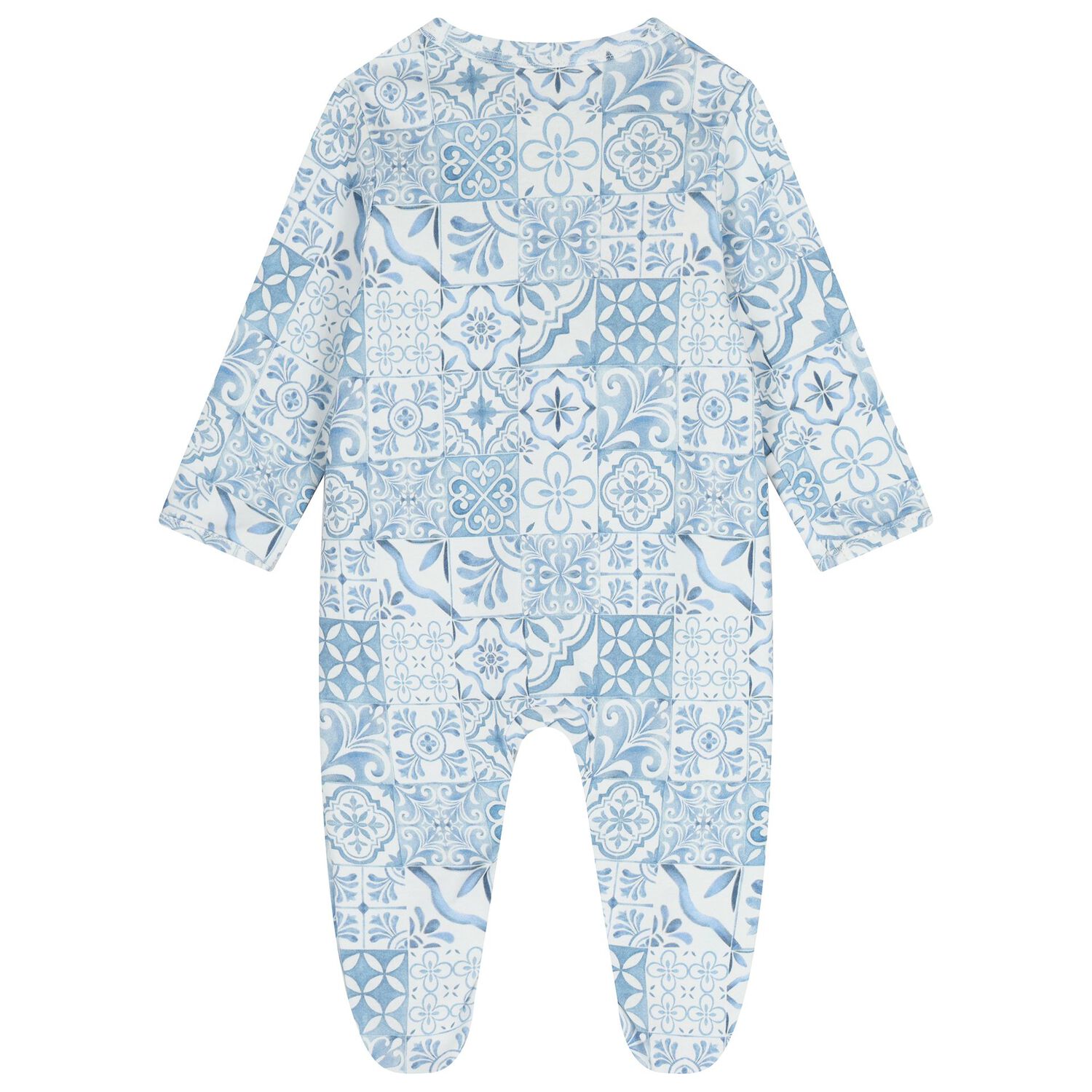 Baby Boys Blue & White Babygrow Gift Set, 1, hi-res
