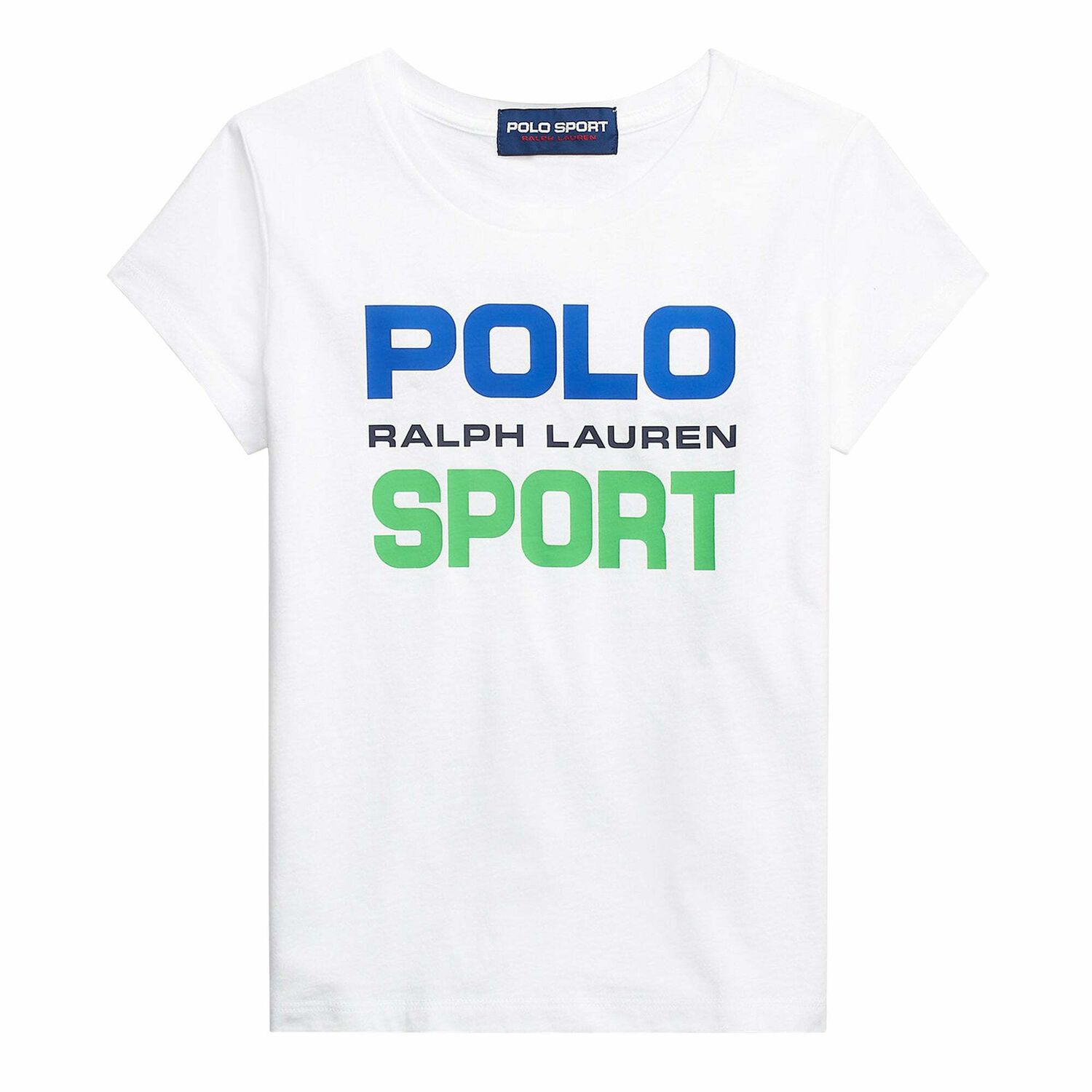 تيشيرت بالشعار باللون الابيض للبنات, 1, hi-res