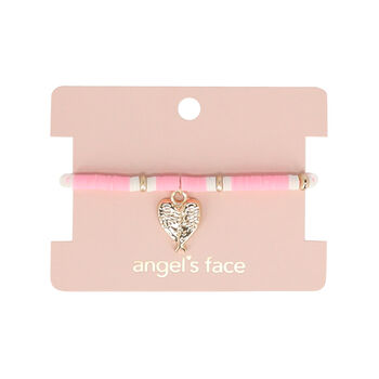 Girls Pink Charm Bracelet