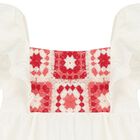 طقم بنات ليغنز باللون العاجي والأحمر, 1, hi-res