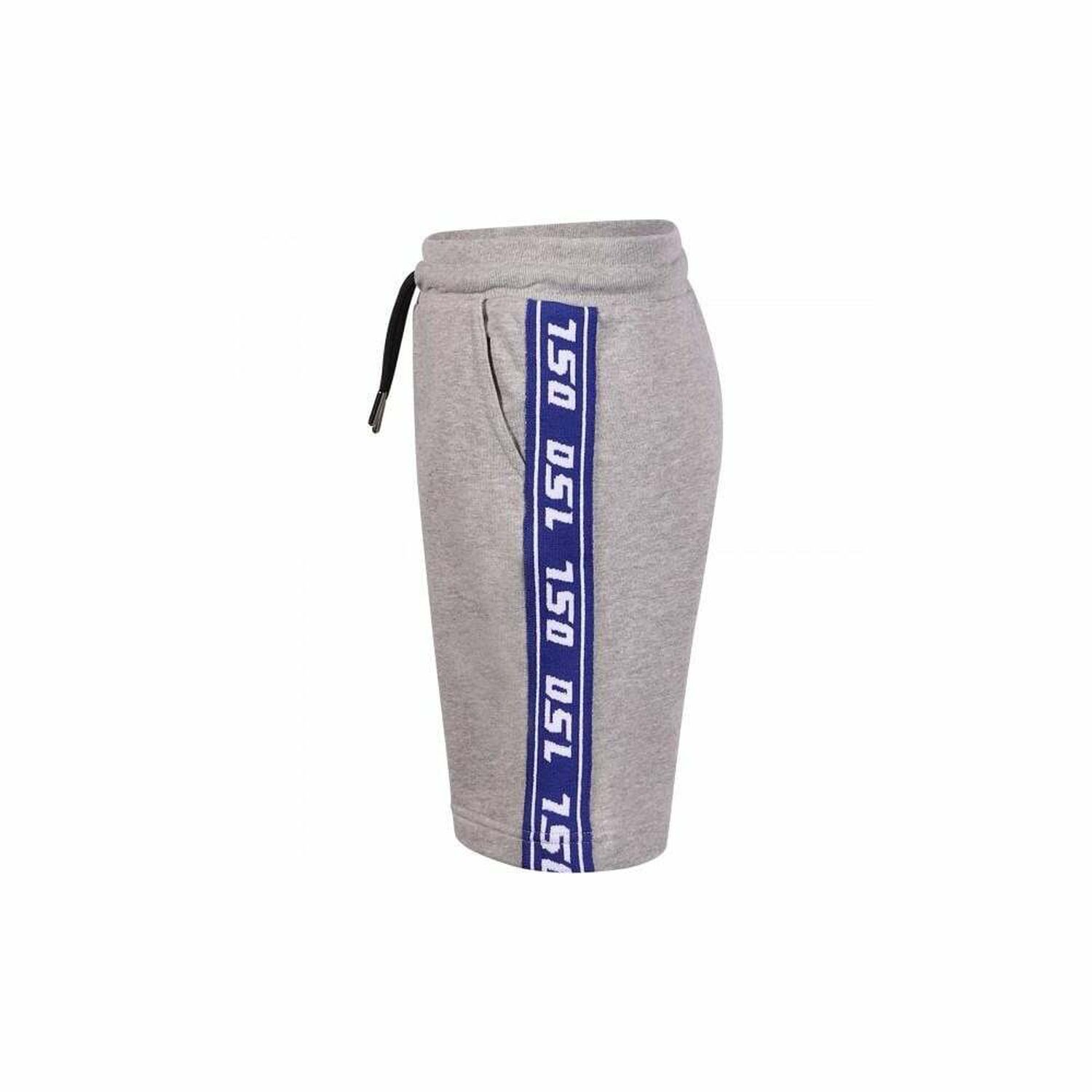 Boys Grey Logo Stripe Shorts, 1, hi-res image number null