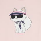 Girls Pink Choupette T-Shirt Dress, 2, hi-res