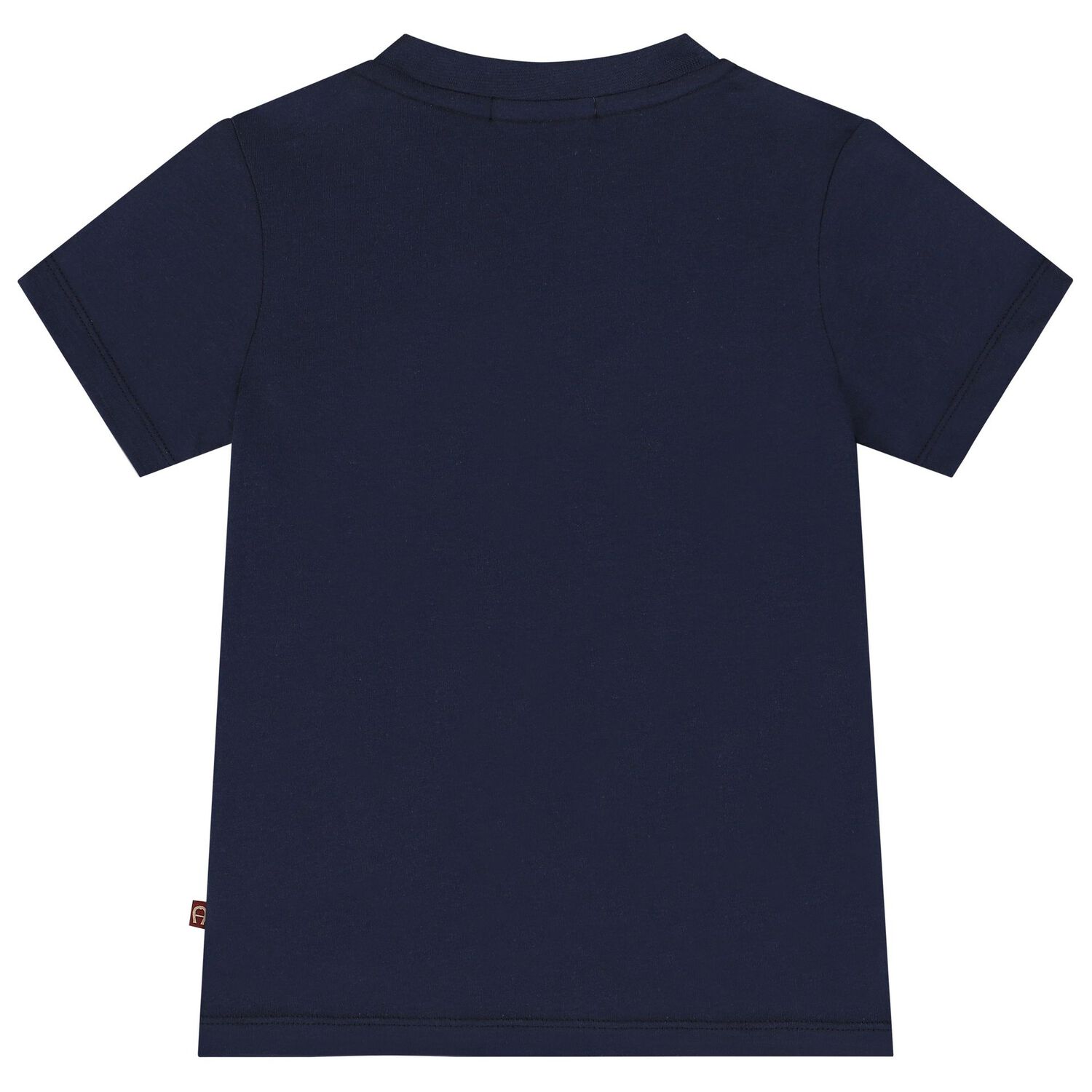 Younger Boys Navy Logo T-Shirt, 1, hi-res