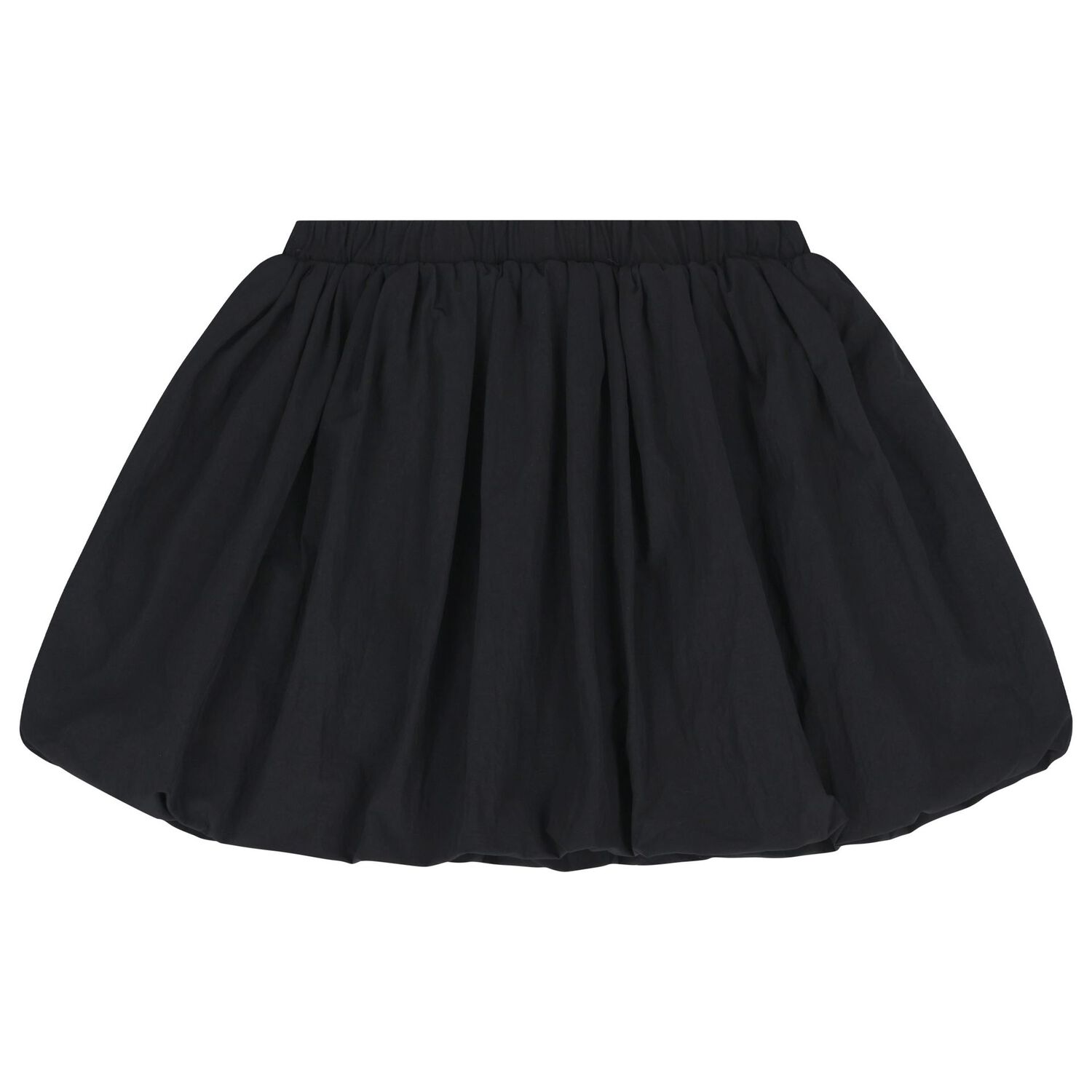Girls Black Logo Balloon Skirt, 1, hi-res