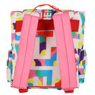 Girls White Logo Backpack, 1, hi-res