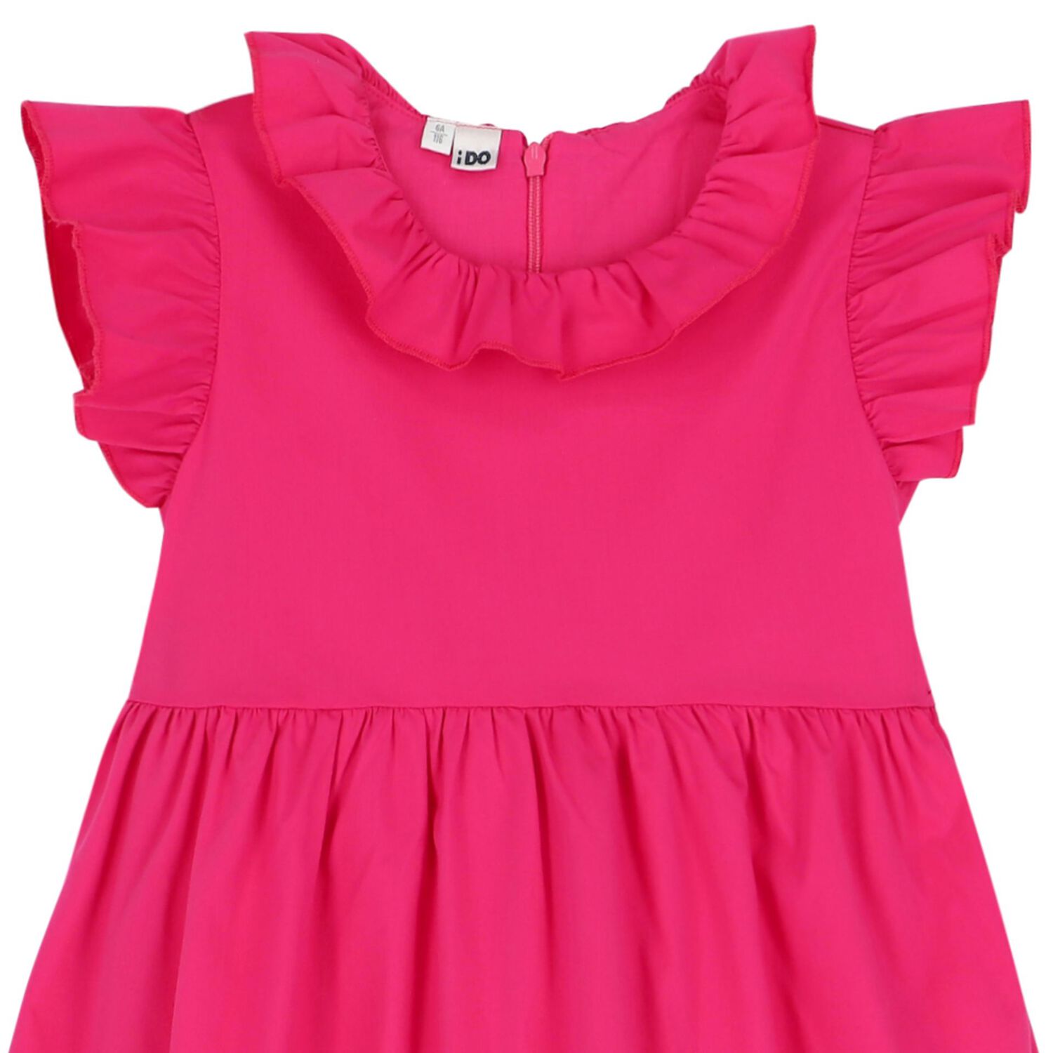 Girls Pink Ruffle Dress, 2, hi-res image number null