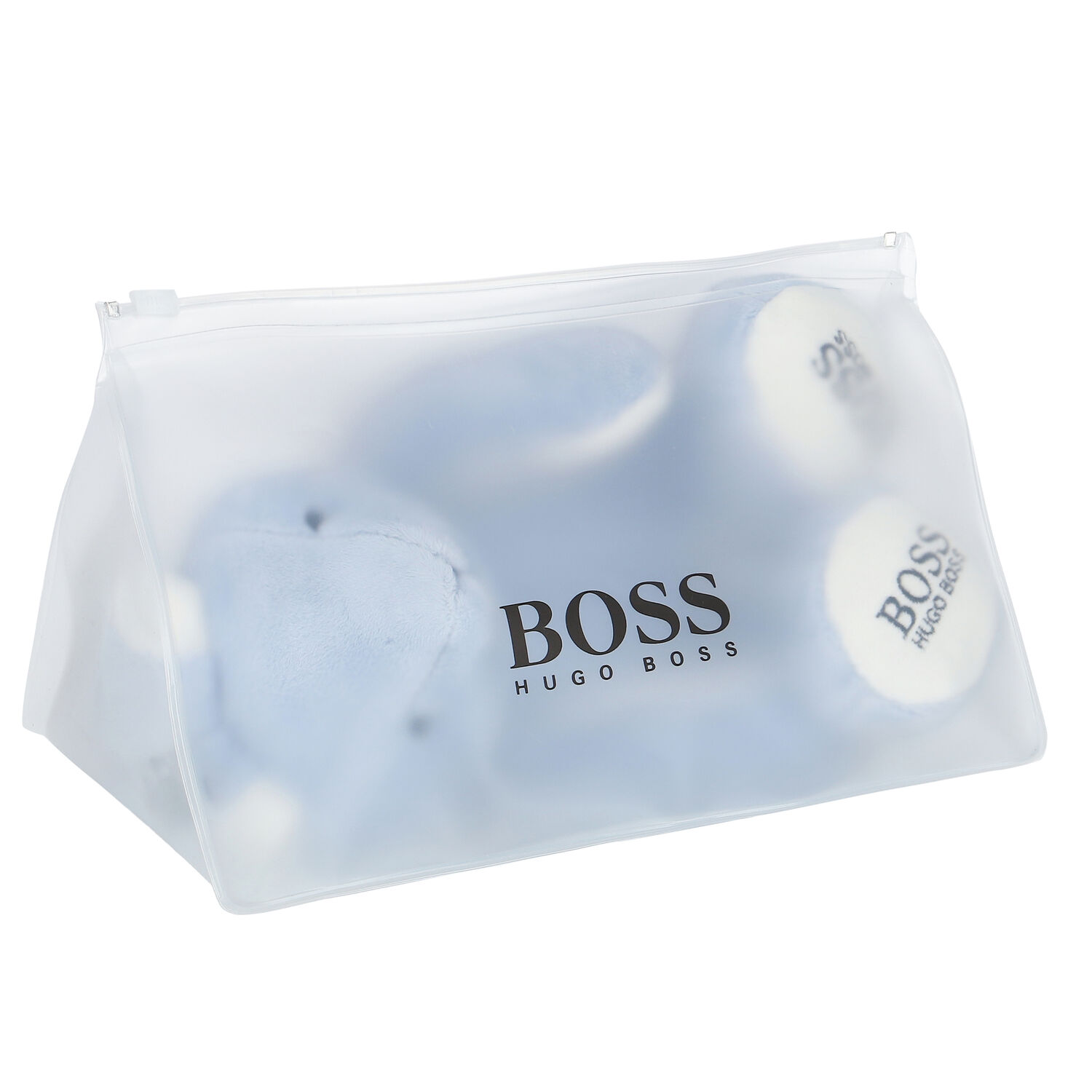 Baby Boys Pale Blue Bunny Toy, 3, hi-res