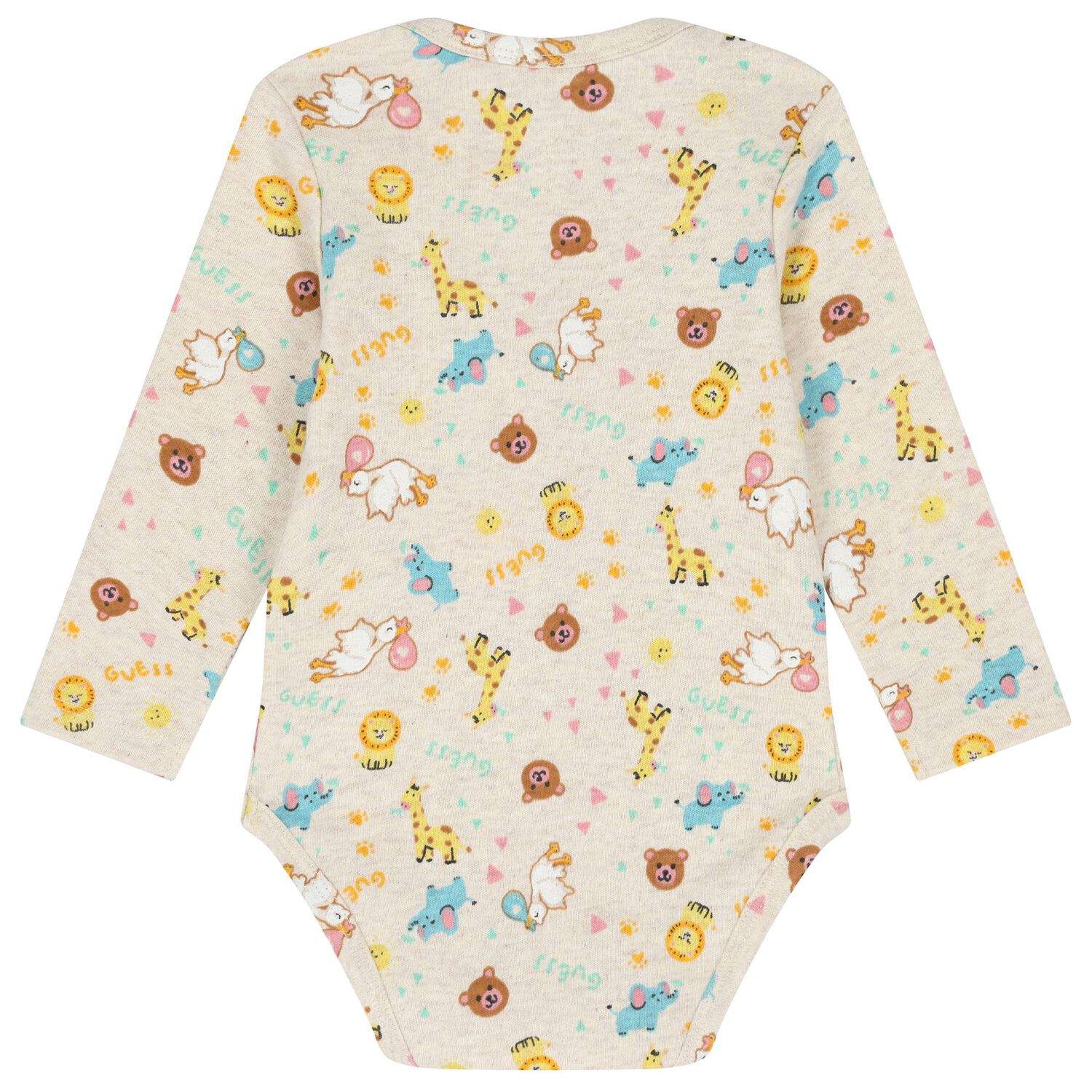 طقم  هدايا بودي سوت بنات باللون البيج والأخضر  , 1, hi-res