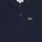 Boys Navy Blue Logo Polo Shirt, 3, hi-res