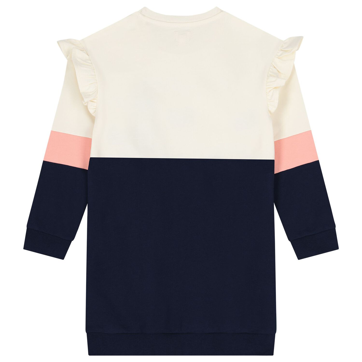 فستان سويت شيرت عاجي اللون للبنات, 1, hi-res image number null