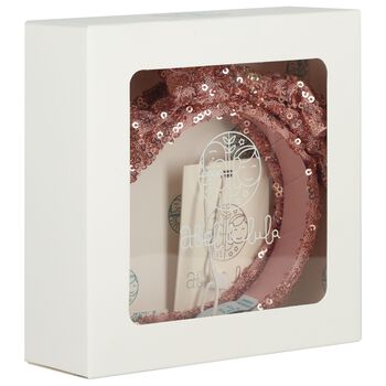 Girls Pink Sequin Headband
