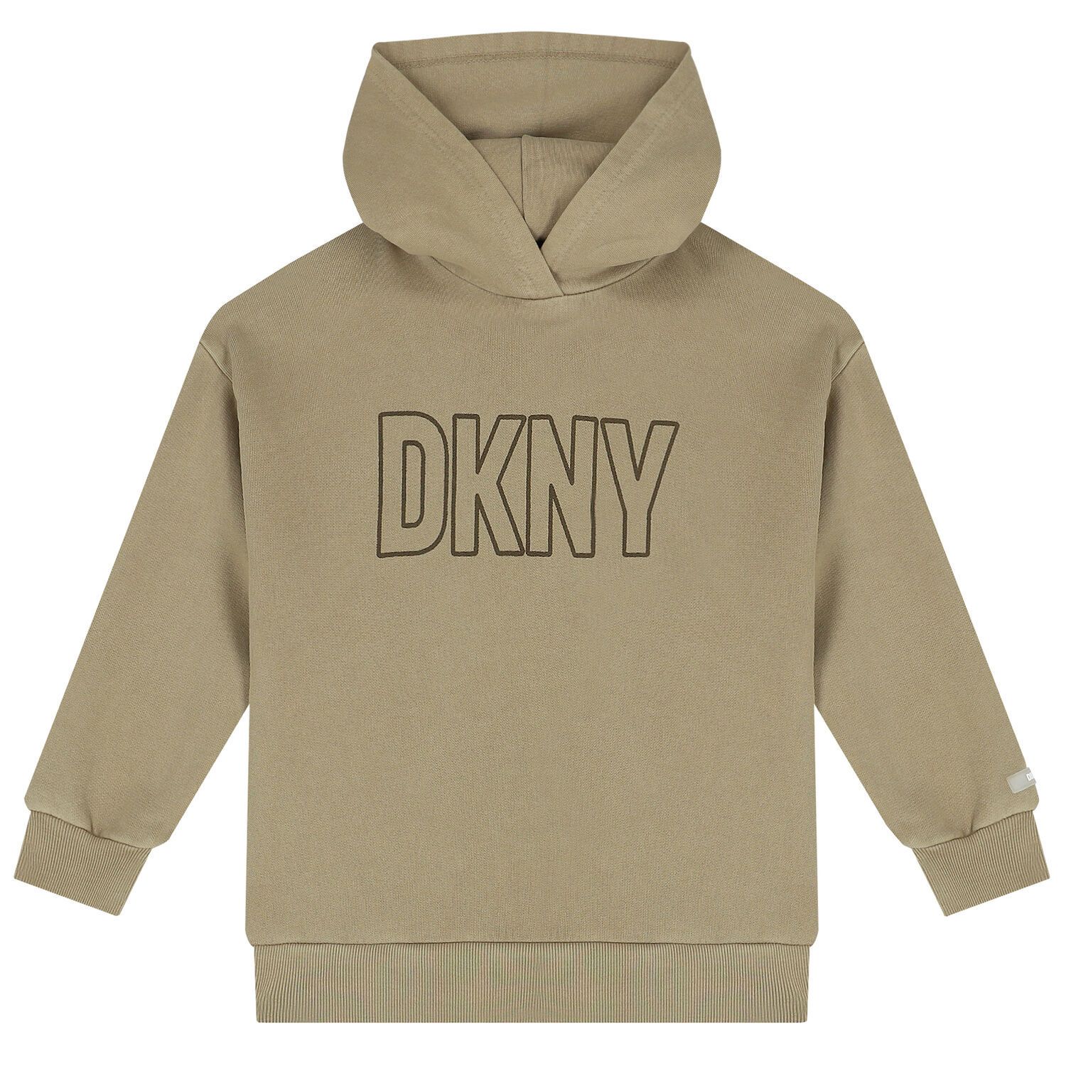 Khaki Green Logo Hooded Top, 1, hi-res image number null