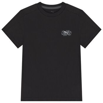 Boys Black Logo T-Shirt