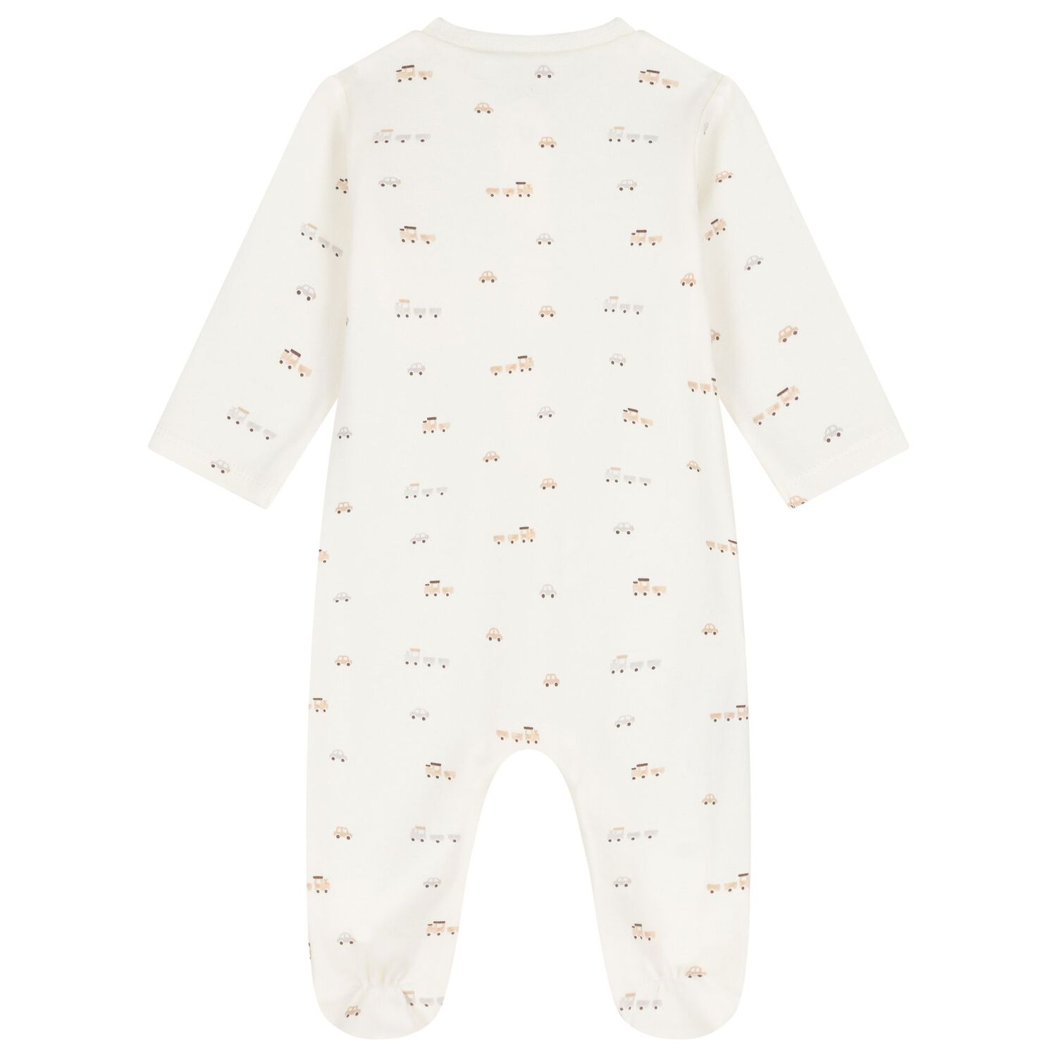 افرول بطبعه قطار باللون البيج والابيض ( 2 قطعه ) , 1, hi-res image number null