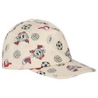 Younger Boys Ivory Volley Ball Cap, 1, hi-res