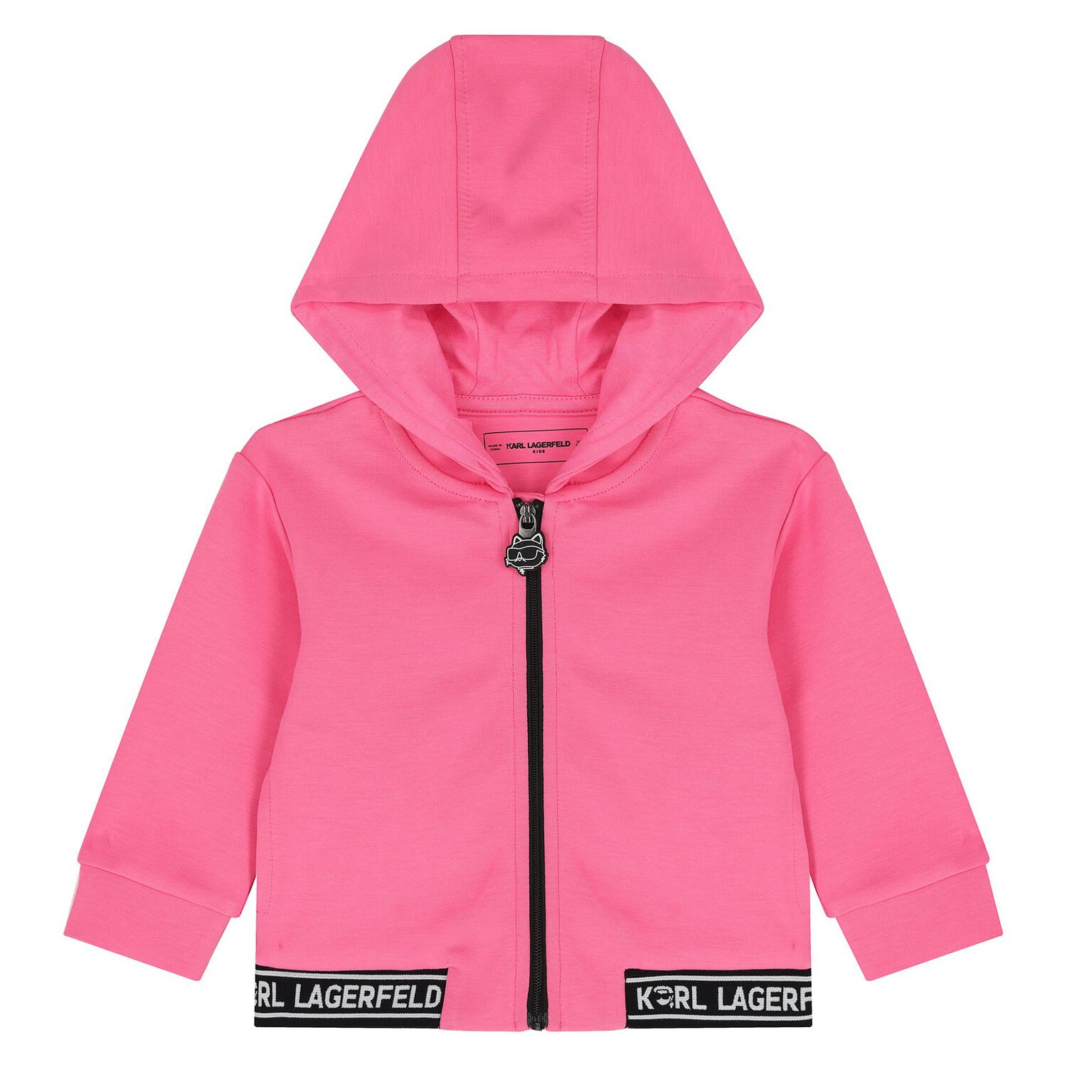Younger Girls Pink & White Logo 3-Piece Tracksuit, 1, hi-res