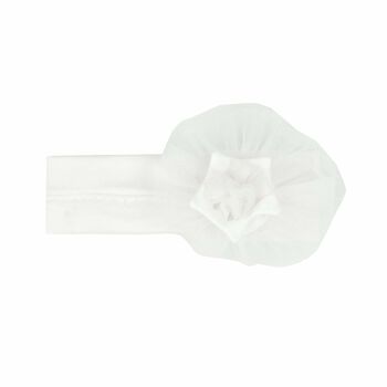 Baby Girls White Flower Headband